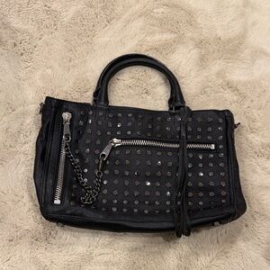 Rebecca Minkoff Black Studded Satchel